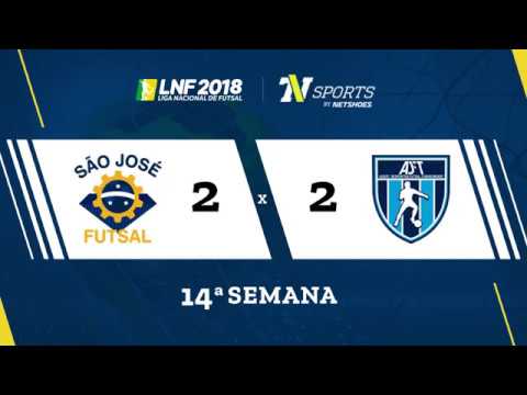 LNF2018 - São José 2 x 2 Tubarão - Gols - 14ª Rodada