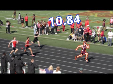 Dylan Randall 10.84 Boys 100m Dash Heat 1 - 2021 OCC Capital Division