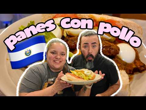 PANES CON POLLO SALVADOREÑOS 🇸🇻 Receta Tradicional Paso a Paso