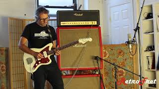 Video thumbnail for 1963 Fender Jazzmaster Through a 1969 Marshall Super Bass 100W with Luca Benedetti // SOUND CHECK by Retrofret Vintage Guitars