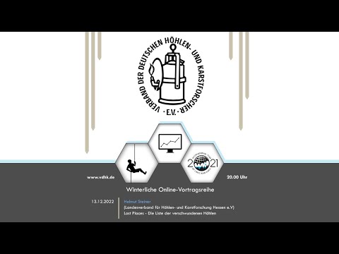 VdHK Vortragsreihe - Lost Places - Die Liste der verschwundenen Höhlen