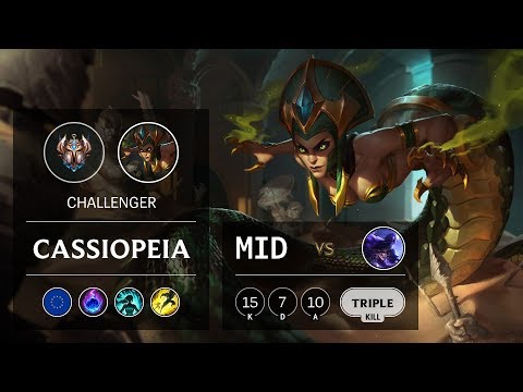 Cassiopeia Mid vs Ryze - EUW Challenger Patch 9.13