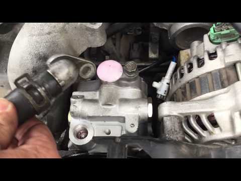 Subaru Outback Legacy 3 0 H6 Power Steering pump replacement pretty easy