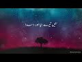Tere Jeya Hor Disda Xulfi Ft Zeeshan Ali Lyric Video 2020