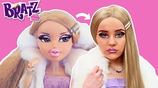 BRATZ DOLL CHALLENGE **CRAZY Makeup Tutorial 💕| Piper Rockelle