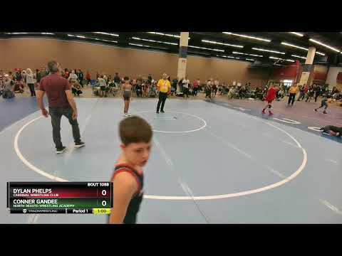 77 Lbs Cons. Round 2 - Dylan Phelps, Cardinal Wrestling Club Vs Conner Gandee, North DeSoto Wrestl