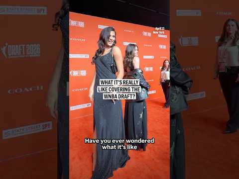Video Thumbnail: What it's really like covering the WNBA draft?