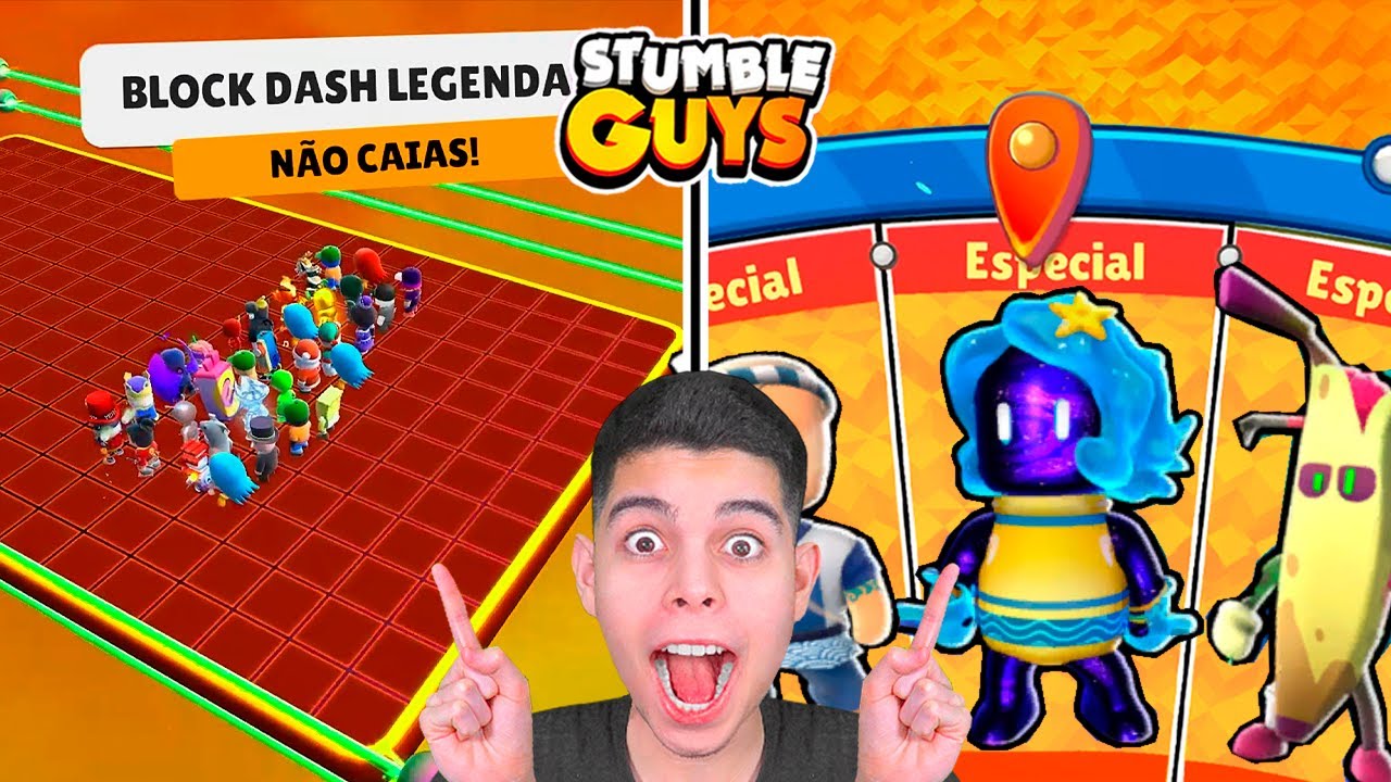 A CADA BLOCK DASH UMA ROLETA CARA ESPECIAL NO STUMBLE GUYS!