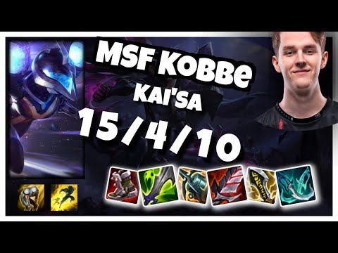 Kai'Sa vs Aphelios MSF Kobbe BOT (15/4/10) - v11.3