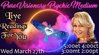 Psychic Medium Readings for YOU! ~ LIVE~ Pure Visionary Psychic Medium