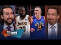 Lakers Fall To Nuggets In Game 1 What Must LeBron AD Do To Win Game 2 NBA FIRST THINGS FIRST