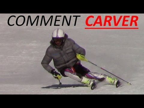 Comment faire un VIRAGE CARVING / coupé en ski ! Explications du SKI CARVING par Jérémy Nadalutti