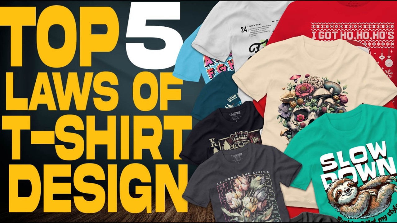 The 5 Laws of T-shirt Design