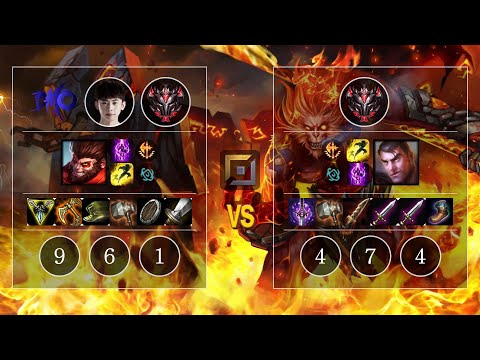 DMO Natural Wukong vs Jayce Top - KR Patch 10.12