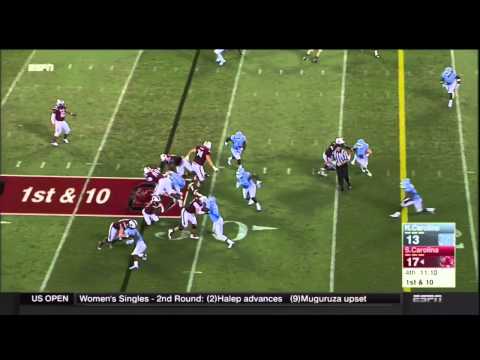 2015 USC vs UNC - Shon Carson 11 Yd Run