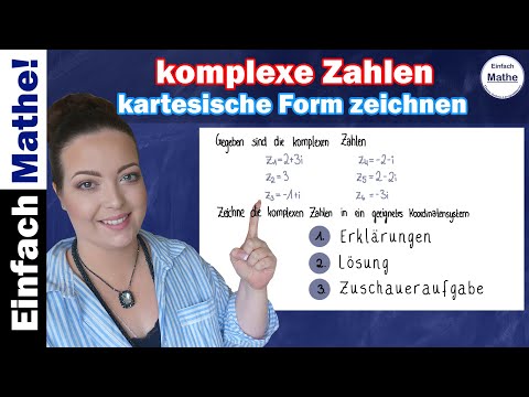 komplexe Zahlen in kartesischer Form zeichnen by einfach mathe!