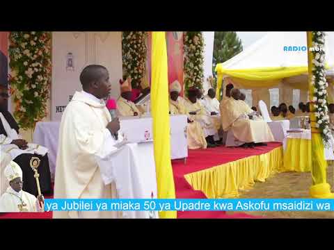 Padre Rwejuna: Tenga muda kucheka/ Katika maisha mshukuru Mungu/ Jubilei Askofu Kilaini.