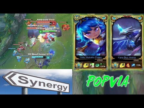 DAT SYNERGY!  Anivia & Poppy Botlane | League Of Legends
