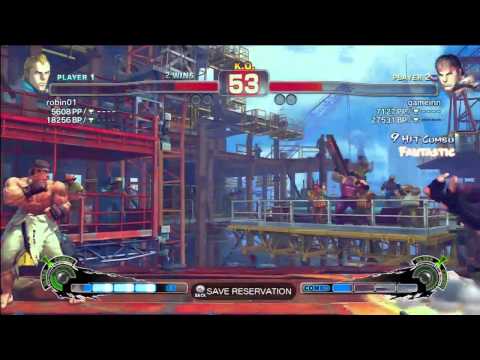 SSF4: robin01 (Abel) VS gameinn [Daigo] (Ryu) - Endless Battle *Pitched up*