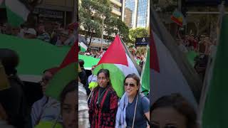 シドニーQVB. ガザ・イスラエル紛争デモ🪧、イスラエル🇮🇱に不満😑を一気に爆発しましょう‼️