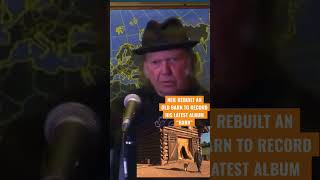 Neil Young gives recording wisdom in under 60 seconds. Why he records in a barn not a studio. #short