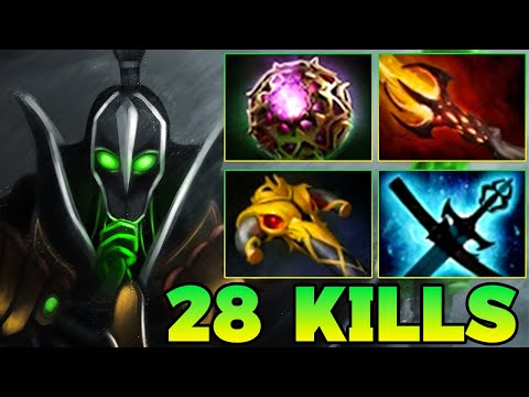 28 Kills Rubick Dota 2 ! Rubick Dota 2 Mid Lane Carry Gameplay Build Support 7.39 7.40