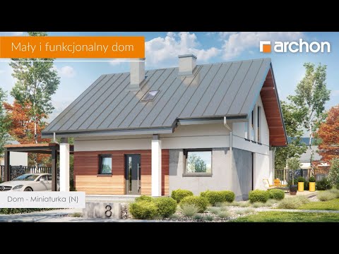 Dom – Miniaturka (N) – Mały i funkcjonalny dom I ARCHON+ Projekty Domów