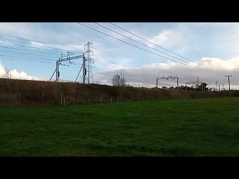 Flying Scotsman passing through Brinsford nr Wolverhampton.