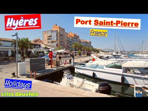 Hyères ; Balade dans le Port de Plaisance Saint-Pierre ; Var ; Région PACA ; France
