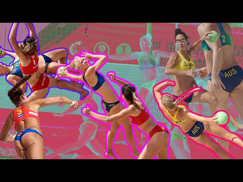The Hottest Sport the you've never seen before !! Spain vs Australia beach handball