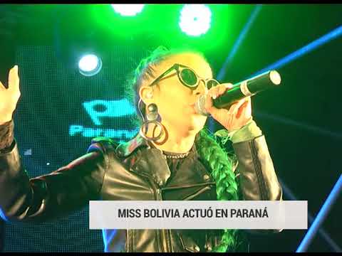 Miss Bolivia cerró en Paraná, el festival por los cien años de la Reforma Universitaria