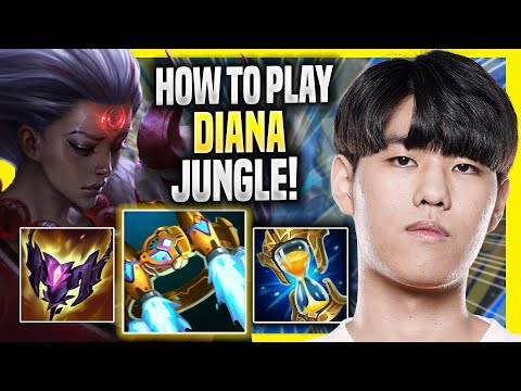 LEARN HOW TO PLAY DIANA JUNGLE LIKE A PRO! - T1 Oner Plays Diana JUNGLE vs Lee Sin! | Season 2022