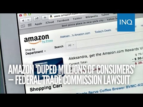 Amazon 'duped millions of consumers' — Federal Trade Commission lawsuit