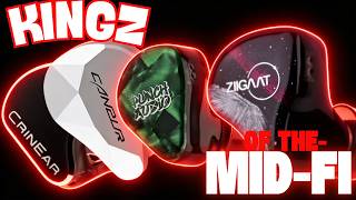 Kings of the MID Fi $100-$300 wired earphones