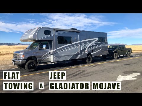 Flat Towing a Jeep Gladiator Mojave + Giveaway (Blue Ox) [ep 44]