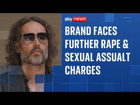 Comedian Russell Brand charged with new rape and sexual assault offences