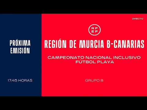 🚨DIRECTO🚨CAMPEONATO NACIONAL INCLUSIVO FÚTBOL PLAYA I 🔴RFEF