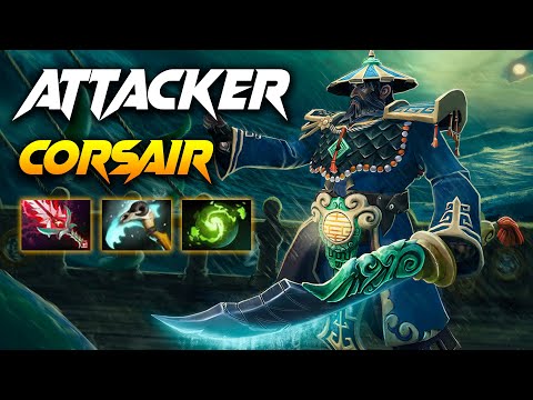 ATTACKER KUNKKA CORSAIR - Dota 2 Pro Gameplay [Watch & Learn]