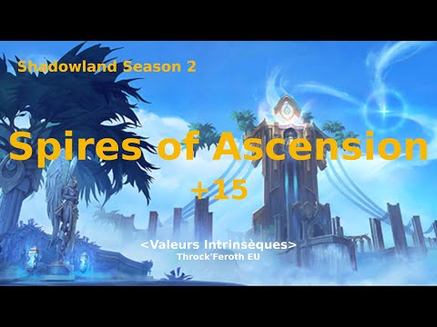 [WoW guild run] Spires of Ascension S2+15, brewmaster monk PoV with eye tracking