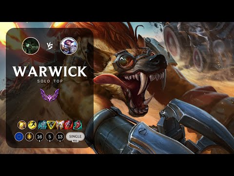 Warwick Top vs Fiora - EUW Master Patch 13.11