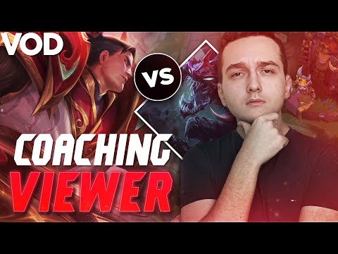 JE COACHE UN VIEWER EMERAUDE SUR GAREN - Coaching Viewer - Garen vs Cho'Gath - Patch 15.2