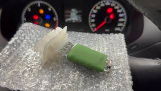 JETTA BLOWER RESISTOR DIY WITH FAILED AMAZON PART