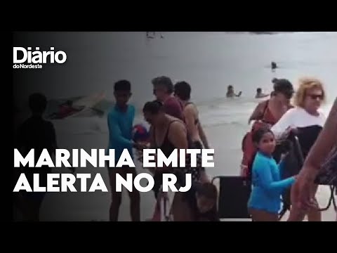 Marinha emite alerta de ressaca no RJ; Bombeiros buscam adolescente desaparecido no mar