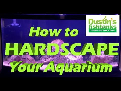 How to Hardscape an Aquarium: Steve's tank on Superbowl Sunday.