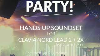 Video thumbnail for Party! Hands Up Soundset for Clavia Nord Lead 2 & 2X - Hands Up/ Eurodance Patches 2024 by Kulshan Studios
