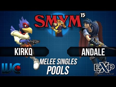 SMYM 15 - Kirkq (Falco) vs. Andale (Marth/Falco) Melee Pools