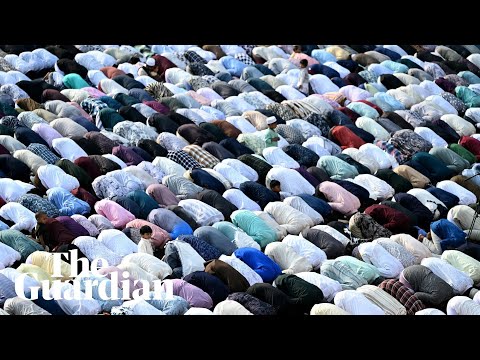 Muslims across the world perform Eid al-Fitr prayers marking the end of Ramadan