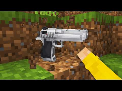 Minecraft, But Drops Are OP Guns..