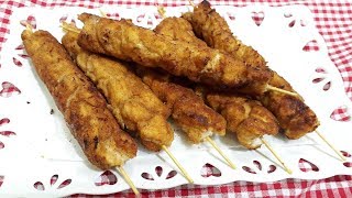 Tavada Tavuk Şiş Yapımı Tarifi - Yemek Tarifleri