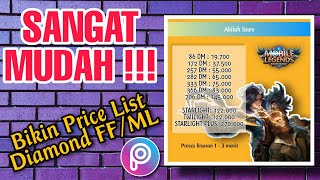 Download lagu Cara Mudah Bikin Daftar Harga Diamonds Menggunakan PicsArt ❕Simple Price List mp3 Download lagu Cara Mudah Bikin Daftar Harga Diamonds Menggunakan PicsArt ❕Simple Price List mp3